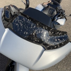 Carbon 6” Road Glide windshield